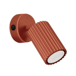 Sollux Lighting seinalamp l&uuml;litiga Karbon, punane ooker