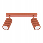 Sollux Lighting laevalgusti Karbon 2, punane ooker