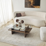 Kohvilaud, Saga Ristk&uuml;lik, 105x35x65 cm, P&auml;hkel