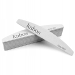 Kabos Kahepoolsed Poolkuu K&uuml;&uuml;neviil 10 x Half-Moon Nail File 100/180, Professionaalne, Teflonkiht, Universaalne