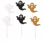 Halloweeni "vaim" "toppers" 6 tk. "sega" "kaunistused" jaoks "kook"