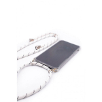 Aizmugurējais vāciņ&scaron; Evelatus Samsung A50 Case with rope White Stripes Transparent 4752192031749 ESA50CWRWS (4752192031749)