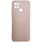 "Evelatus Xiaomi Redmi 10c / C40 Nano silikoonist &uuml;mbris" pehme puutega TPU beež
