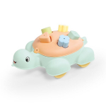 Dolu kilpkonnavormide sorteerija, 5 vormi, ratastega, 6116