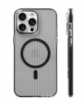 &bdquo;Evelatus&ldquo; &bdquo;iPhone 16&ldquo; kate, m&otilde;eldud &bdquo;MagSafe&ldquo; jaoks, l&auml;bipaistev, must