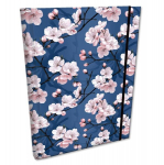 B6 ruuduline m&auml;rkmik koos kustutuskummiga Soft Touch Cherry Blossom - EV-Corp