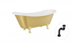 Vann Besco Amelia Glam 190, Gold+Gold, sifooniga Klik-klak Black