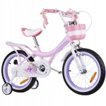 Royalbaby laste jalgratas Jenny 16" korv k&uuml;lgrattad lipsukesed Rb16g-4