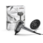 Juuksef&ouml;&ouml;n BaByliss D6200DE Titanium Shine 1600W iooniline, 3 kuumuse astet, koos difuuseriga