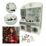 Puidust laste k&ouml;&ouml;k koos kohvimasina ja pesumasinaga &ldquo;WASHINGTON&rdquo; (XXL)