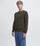 Jack & Jones meeste kampsun 12263218*02, oliiv