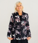 Hansmark naiste Jakk 74104*01, must/roosa