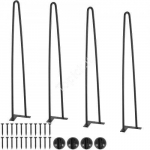 710 mm mustad metallist m&ouml;&ouml;bijalad (4 tk, 226,8 kg kandev&otilde;ime)