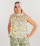 Zabaione naiste topp JADE TOP*01, oliiv/beež 4068696007969