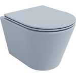 Mexen Rico WC-pott Rimless aeglaselt sulguva slim-istega, duroplast, hallikas-sinine matt - 30724069
