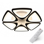 LED laevalgusti plafoon 55cm must, &uuml;mmargune, puldiga, h&auml;mardatav ja muudetav v&auml;rvitemperatuur, moodne Loft
