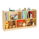 Montessori laste raamaturiiul, 114 cm lai