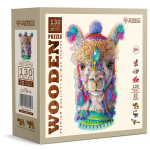 Puidust puslel, M&uuml;&uuml;tiline alpakas, woodencity, NB 0093-M