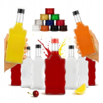 50x Korgiga klaaspudelid "fala Warta" 500ml