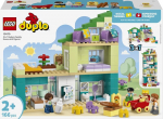 10470 LEGO&reg; DUPLO&reg; Town &bdquo;3 in 1&ldquo; kaasaegne peremaja figuuridega