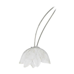 LUANCE magnetiga kardinakinnitaja &ldquo;Tulip&rdquo;, v&auml;ike, kuldne/valge