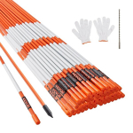 Helkivad t&auml;hispostid VEVOR (100 tk, 121,5 cm)