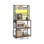 K&ouml;&ouml;giriiul, 40x80x168.4 cm, pruun-must