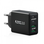 iPhone'iga &uuml;hilduv USB-C laadija koos USB-A-ga, 40 W