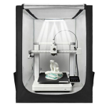 3D-printeri kate, 70x75x90 cm, must, Oxfordi riie