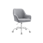 Kontoritool 62x62x93,5cm, hall/valge