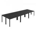 Konverentsilaud, 140x60x75 cm, Must