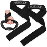 T&otilde;mbamisrihmad Deadlift Straps (musta v&auml;rvi) &mdash; kindlamaks ja stabiilsemaks t&otilde;mbeharjutuste sooritamiseks