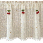 Kardin Daisy, 140x50 cm, kreemikas