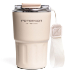 Roostevabast topeltterasest termokruus Peterson, beež, 360 ml