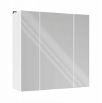 TopEshop Pola seinale paigaldatav vannitoakapp peegliga, valge, 60&times;60&times;22 cm