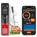 Nutikas juhtmevaba lihatermomeeter Bluetoothi rakenduse ja laadimisdokiga LIVMAN FM213