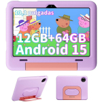 Tahvelarvuti Blackview Tab 20 Kids Android 15 10.1" 12 + 64GB /SD 2TB 6600mAh WPS, Kids Space Lilla