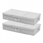 Voodi all hoiukast 80.5x40.5x15.5 cm hall, kangas