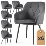 6 tooli komplekt Akord Diamante, hall