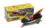 Diecast mudel Corgi CD54321062 Corgi Toys 107 - Bat Boat With Batman & Robin