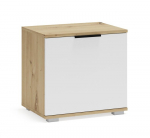 CLIF ST-50 kapp, Artisan Oak / valge &ndash; kompaktne koridori hoiustamine