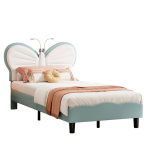 Lastevoodi, printsessi &uuml;heinimesevoodi, poistele, t&uuml;drukutele ja noortele, sinine, 90x200 cm