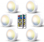 Juhtmevabad LED kohtvalgustid, 6 tk