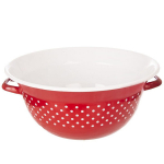 K&ouml;&ouml;gikauss Tecka punaseks emailitud hernestega 34 cm 9 l