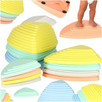 Sensoorse raja j&otilde;ekivid 11el Pastell &ndash; tasakaalu- ja sensoorne m&auml;ngukomplekt