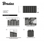Kompostikast Bradas, 1100 l, &Oslash;125 cm