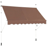 Varikatus 175x250x300cm, pruun
