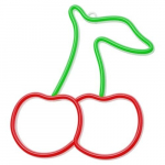 LED Neon valguskiri - kirss, mitmev&auml;rviline