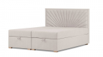 Voodi R-Line Cultu 180&times;200 cm pesukastidega, kangas Caldo 01 beež