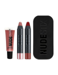 NUDESTIX Red Hot Lips Mini komplekt Royal &ndash; kreemjas huulepulgaduo (Nude 04 & Posh)